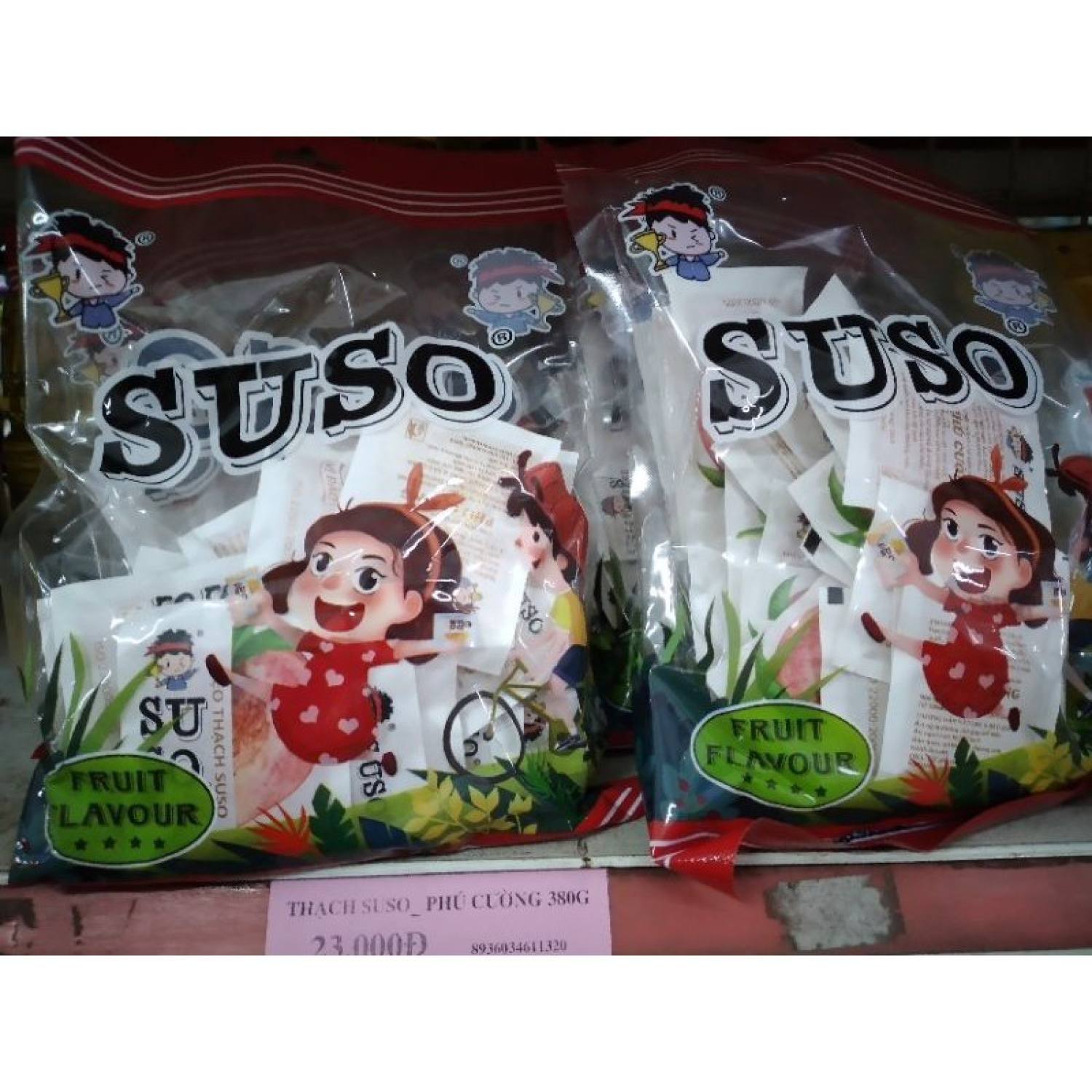 Kẹo thạch SuSo gói 380g thạch zaizai