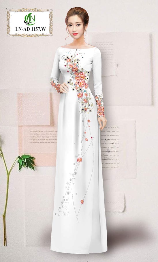 [HCM]Vải Áo Dài 3D Siêu Lụa