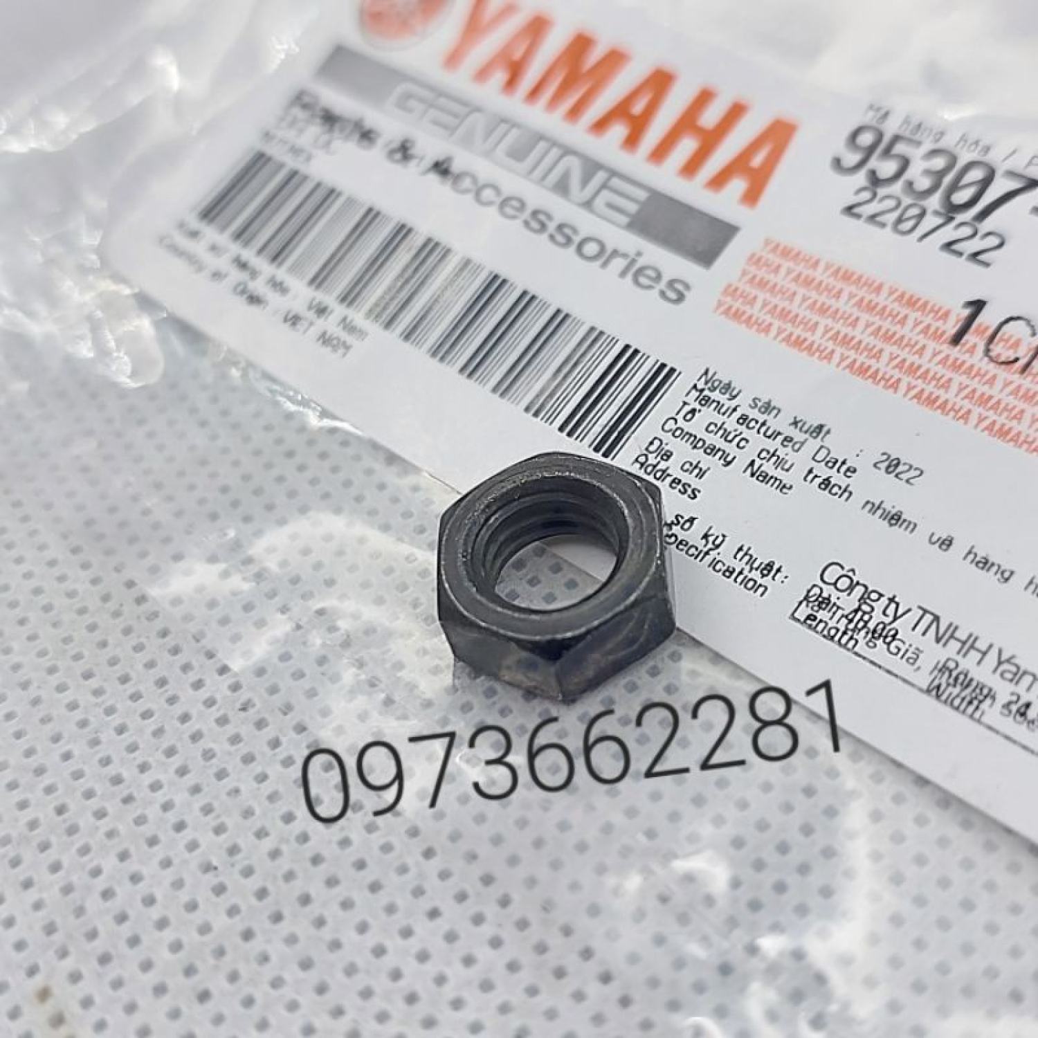 Ốc, tán bắt chân chống nghiêng xe exciter, sirius, jupiter zin