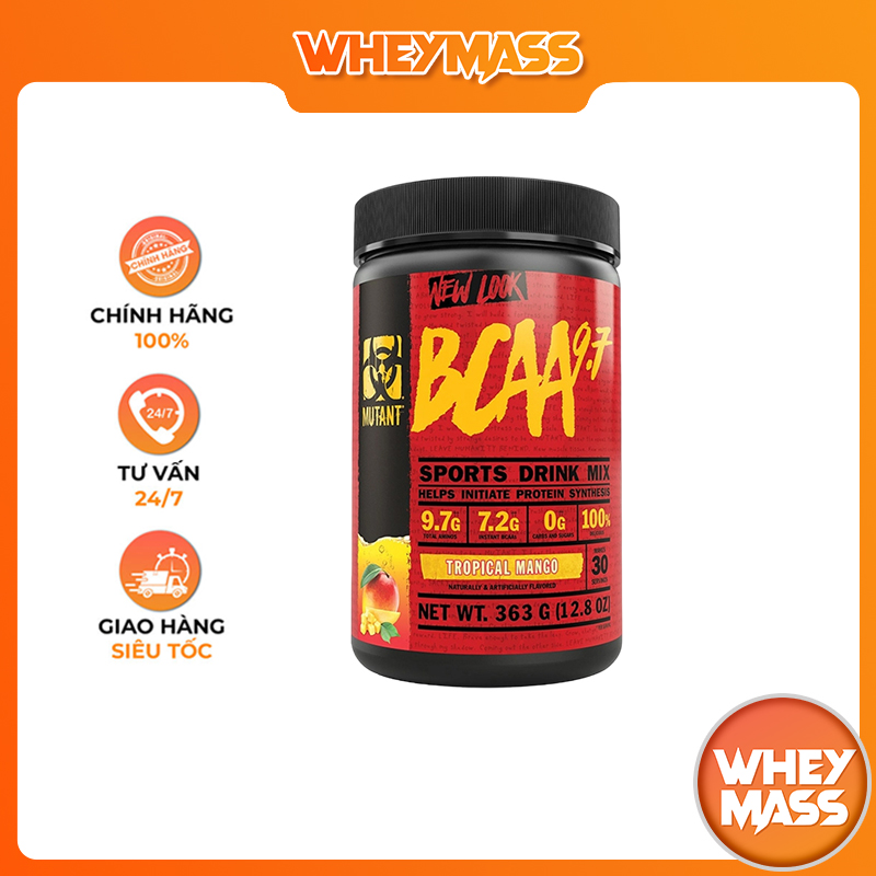 Chống Dị Hóa Cơ MUTANT BCAA 9.7 (30 Lần Dùng)
