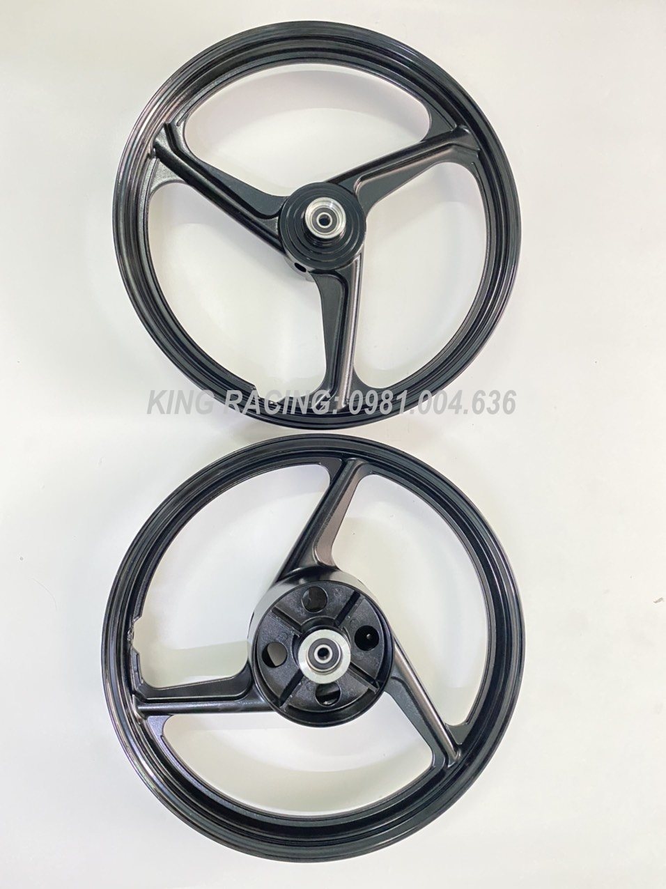 CẶP MÂM-VÀNH ĐÚC 3 ĐAO( 3 NAN) GẮN HD,WINER , WINER X(HOẶC CHẾ CHÁO CÁC DÒNG XE 2 THẮNG ĐĨA TRƯỚC SAU)