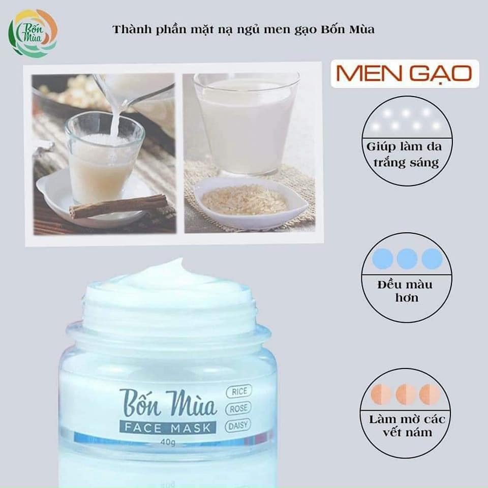 MẶT NẠ Ủ ĐÊM BỐN MUA