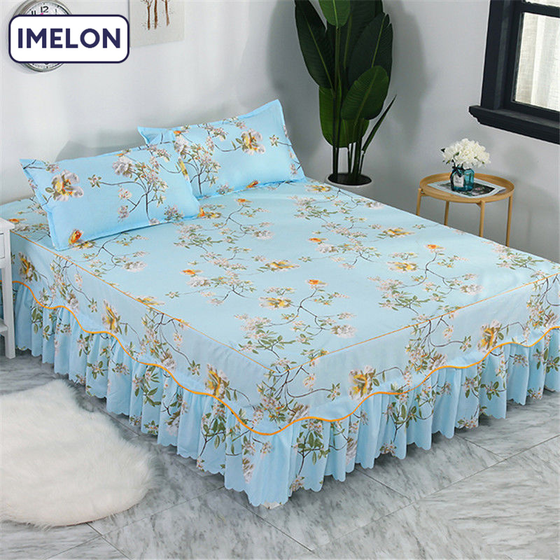 IMELON Buy 1 Get 1 Free gift Free Whole Store Set 1 bed sheet size 180*200cm + 2 Simmons pillowcases - INTL