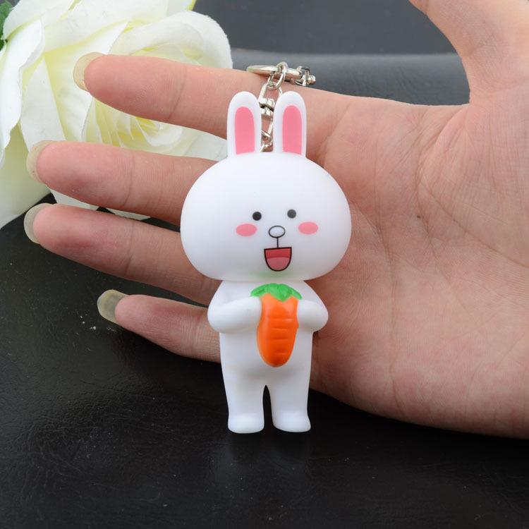 Móc khóa thỏ Cony V.2 (cầm củ cà rốt)