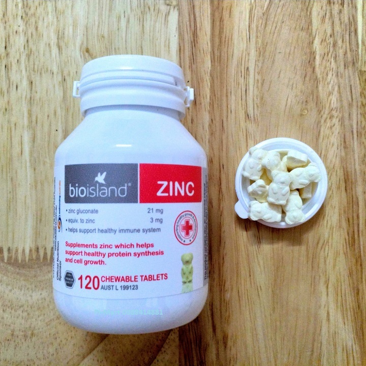 Kẽm Bioisland ZinC 120 viên