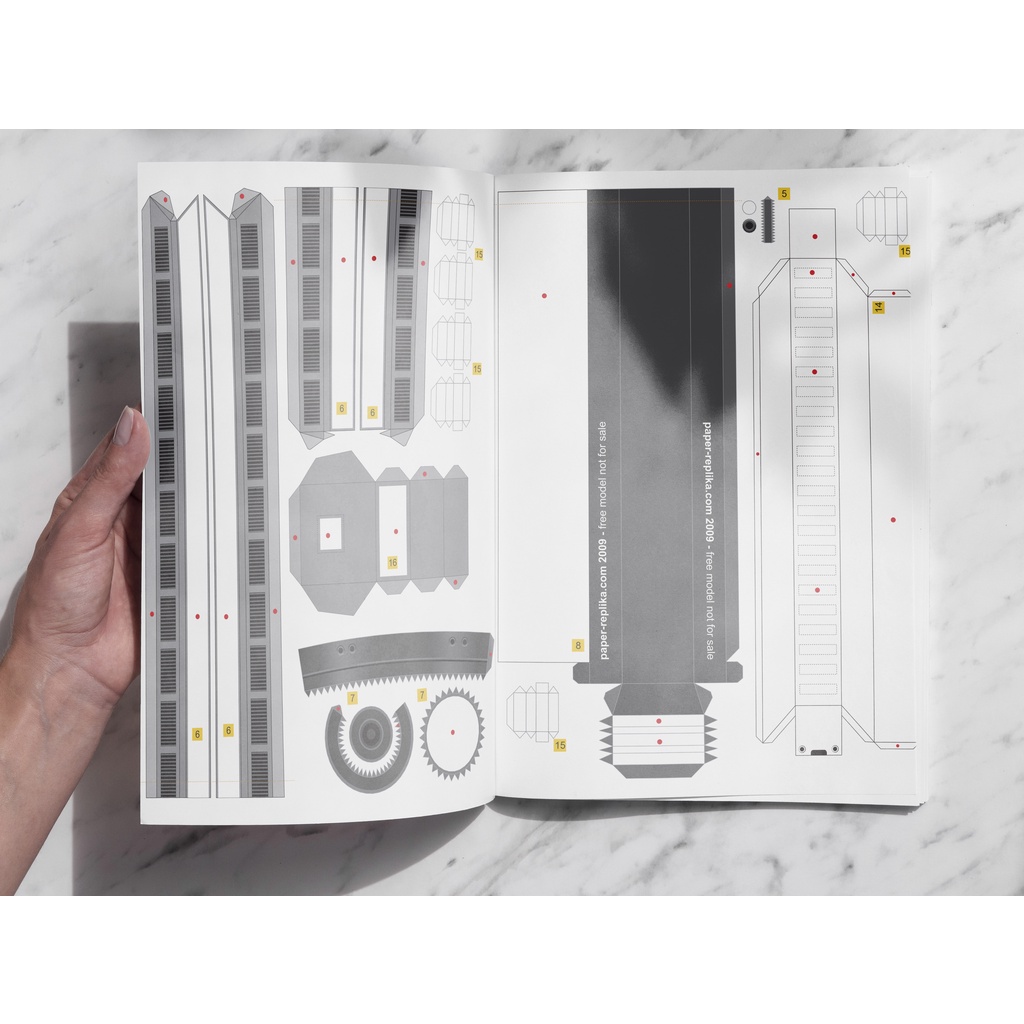 Mô hình giấy 3D  treo tường Mỏ neo (70x60x16cm)