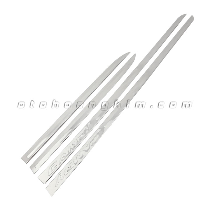 Bộ 4 nẹp sườn Camry [2015-2018] inox - 1506