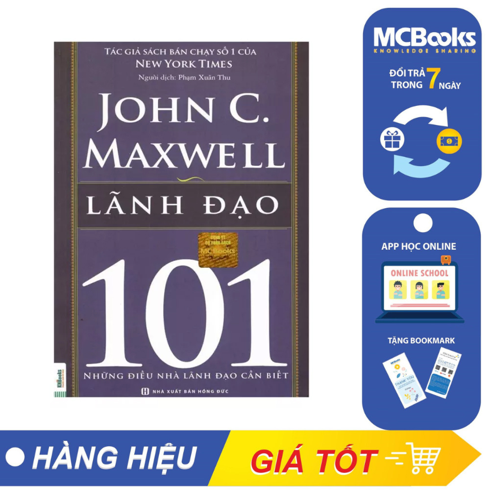 Sách - Lãnh Đạo 101 - Leadership 101 - Những điều nhà lãnh đạo cần biết - McBooks