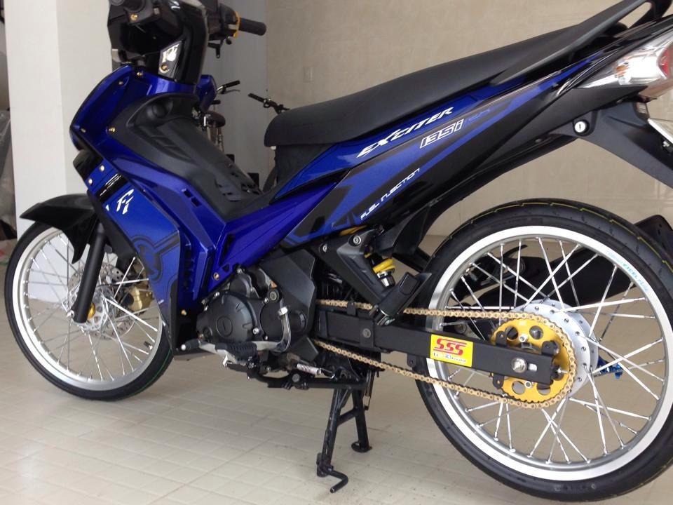 Tem rời ex 2010 Fi xanh đen dán xe đen