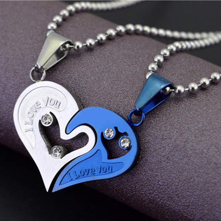 Dây chuyền cặp valentine khắc tên MDC12x