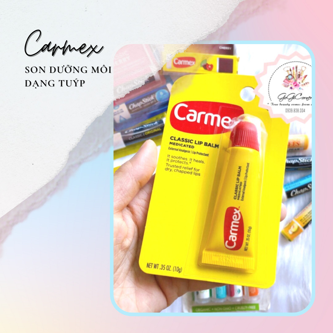 SON DƯỠNG MÔI CARMEX DẠNG TUYP 10GR