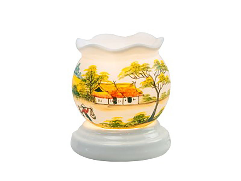 Đèn xông tinh dầu sứ size to