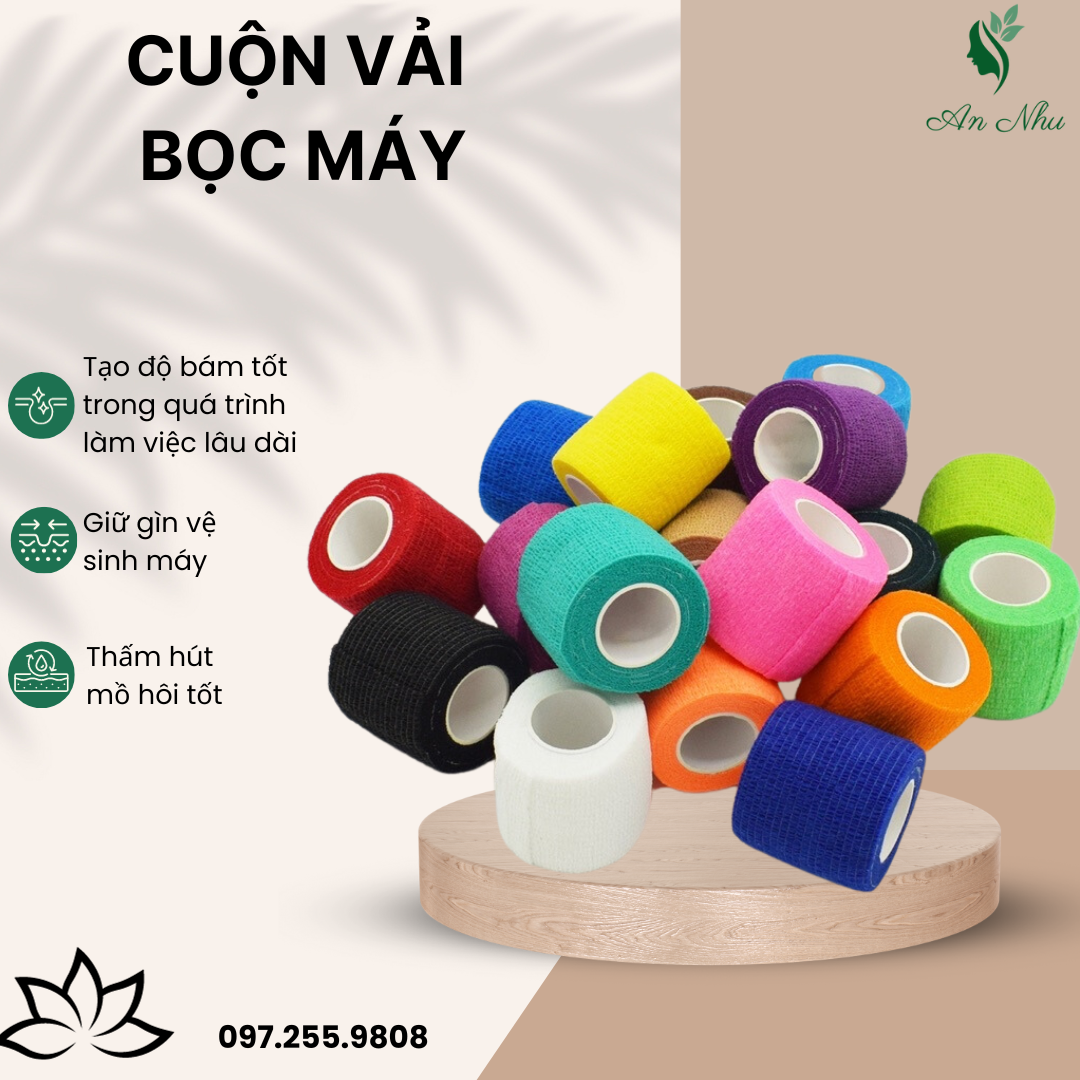 Cuộn vải bọc máy, cuốn máy chống trơn