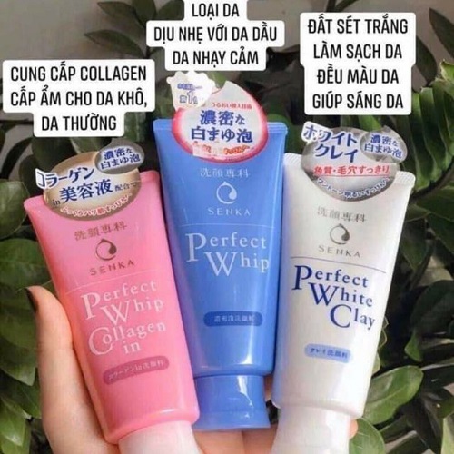 Sữa Rửa Mặt Shiseido Senka Perfect Whip (120g)
