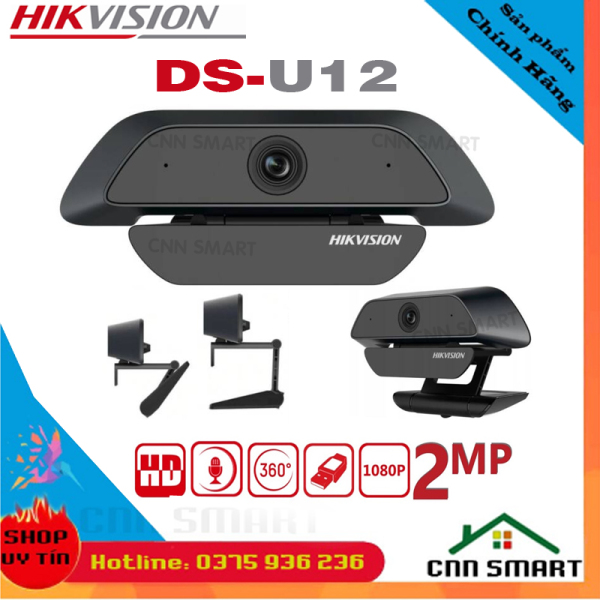 Bảng giá [ Chính hãng ] Webcam Máy Vi Tính HIKVISION DS-U12 FullHD, DS-U02 độ phân giải 1920x1080, DS-UC4 4MB 2K WC tích hợp mic chuyên dụng cho Livestream, Học và làm Online Phong Vũ