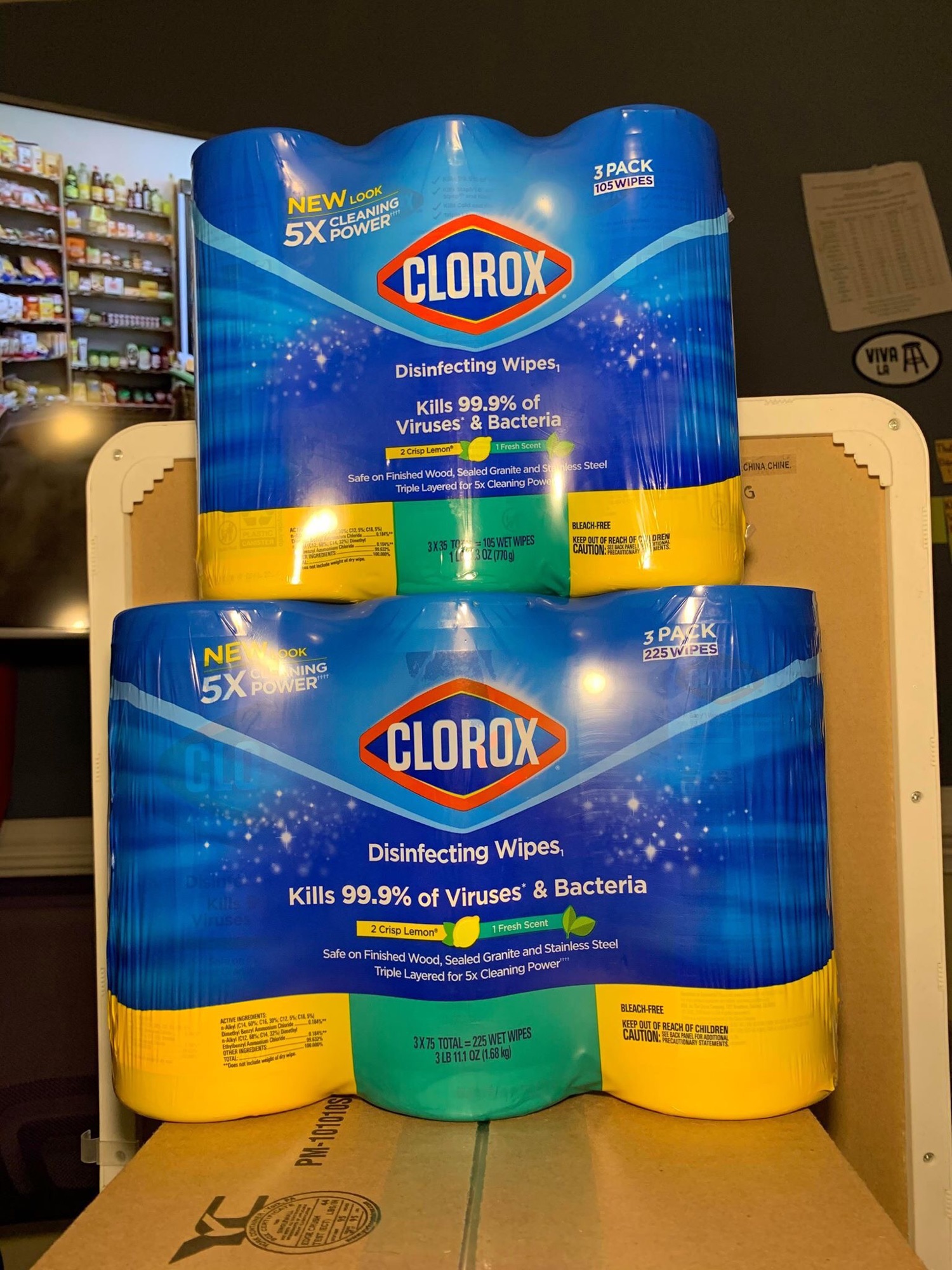 Khăn ướt diệt khuẩn 99,9% Clorox