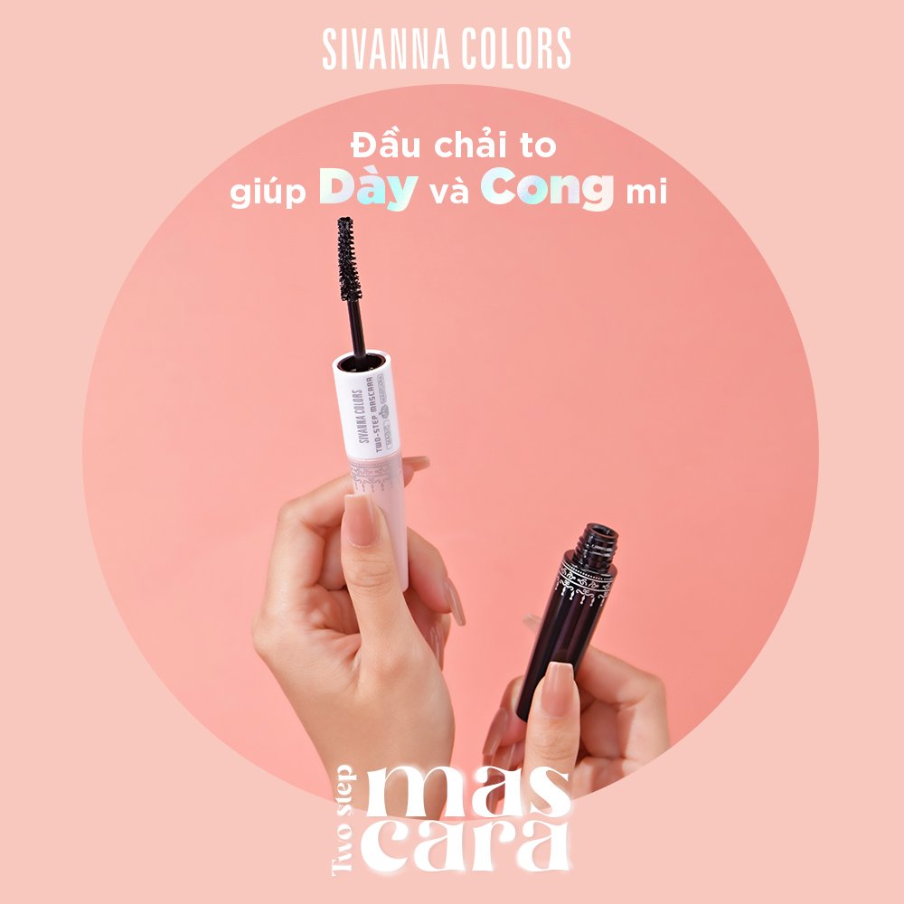 Chuốt mi Sivanna colors two-step mascara
