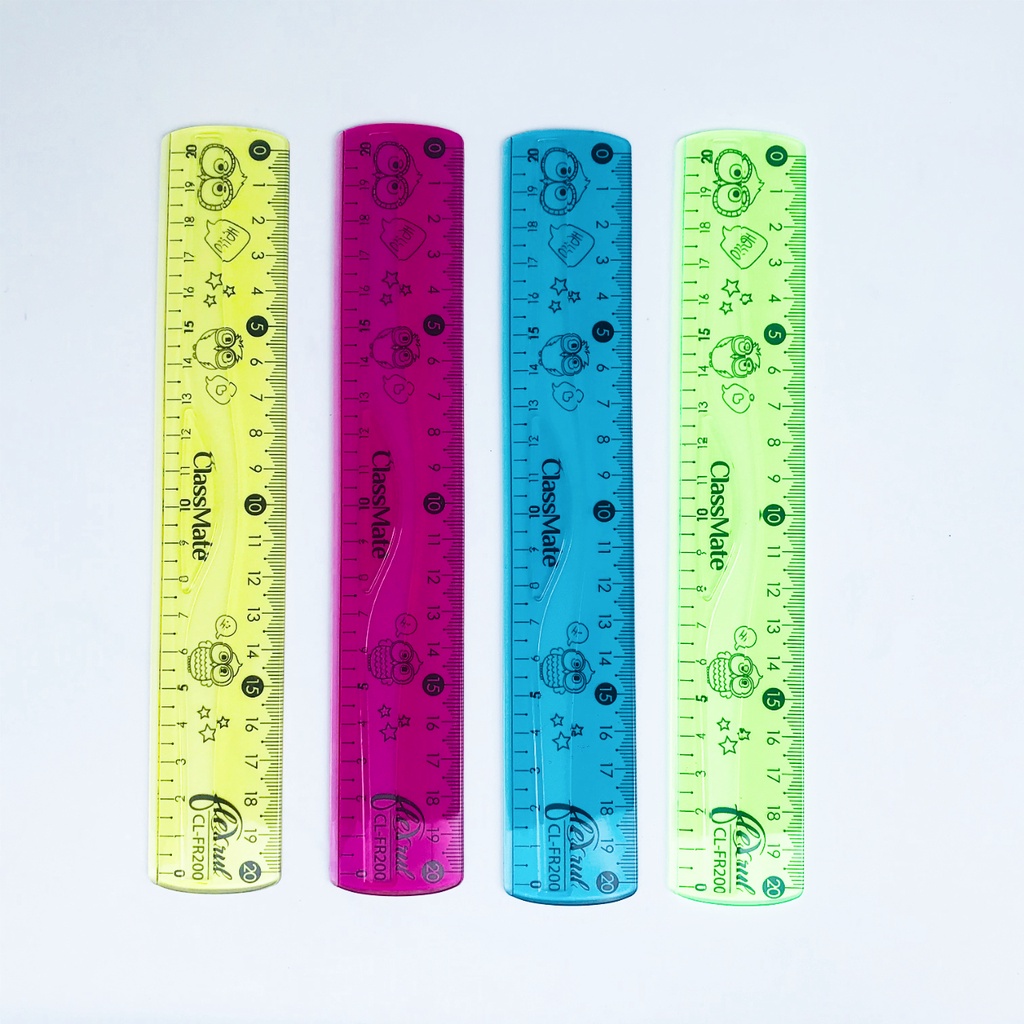 Thước Dẻo 30 cm CLASSMATE Chất Liệu Nhựa Dẻo Cao Cấp  (màu ngẫu nhiên)