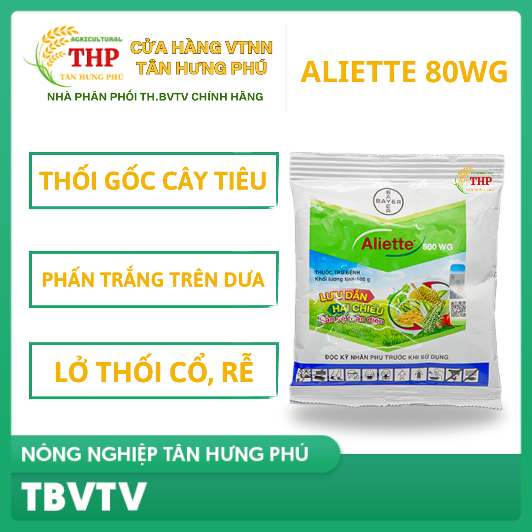Thuốc Trừ Bệnh Aliette 80WG gói 100g (Bayer)