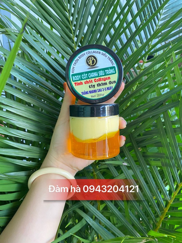 [Tặng thìa]  Kem Body Cốt Ủ body siêu trắng- Cốt Thái Lan Tẩy Trắng Spa Mix Collagen Khử Thâm