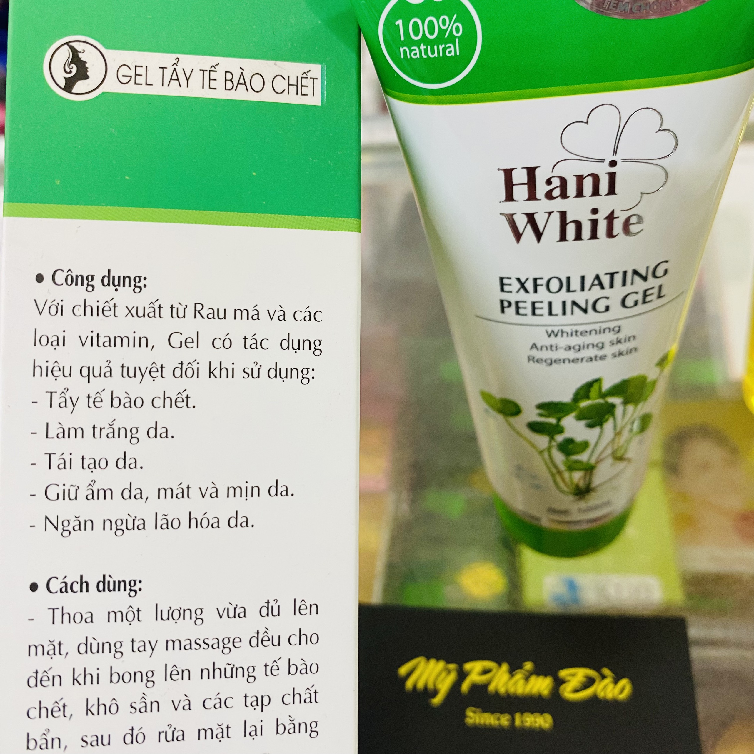 Tẩy Tế Bào Chết Haniwhite Tinh Chất Rau Má 120ml