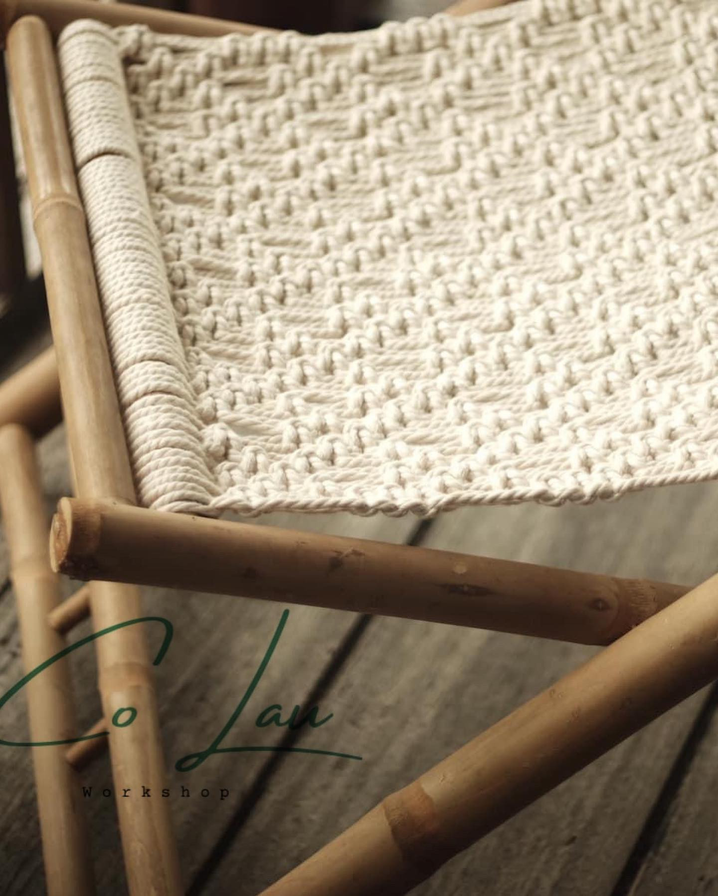 Khung ghế mây dùng đan ghế macrame