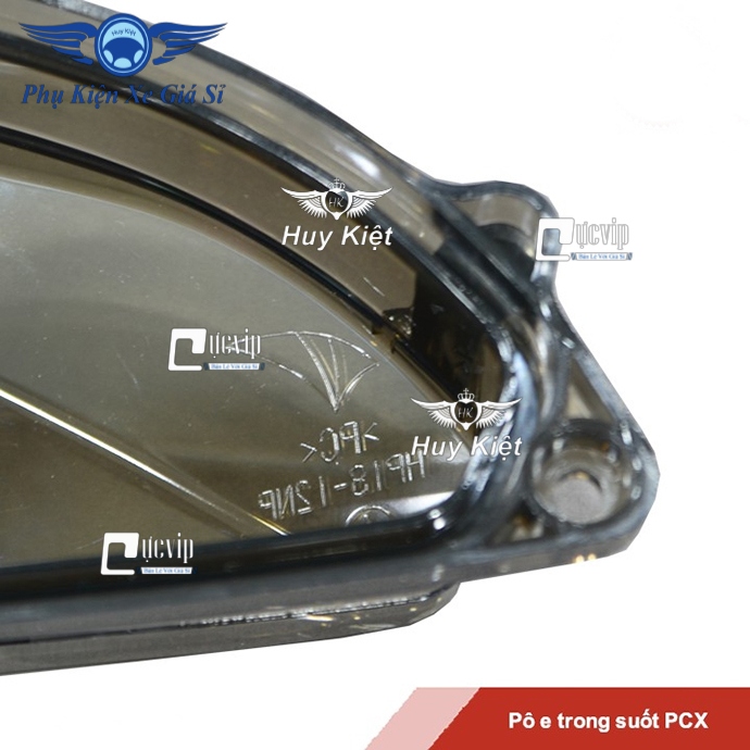 Ốp Pô E Trong Suốt PCX 2018 - 2020 Cao Cấp MS2094
