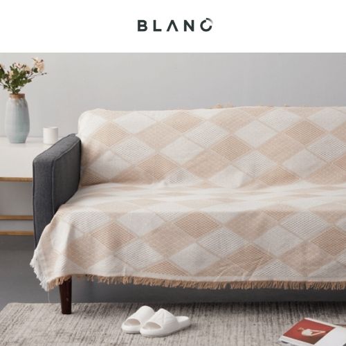 Chăn Phủ Sofa Khăn Phủ Sofa Chăn Phủ Giường Trang Trí Decor Cassa BLANC'