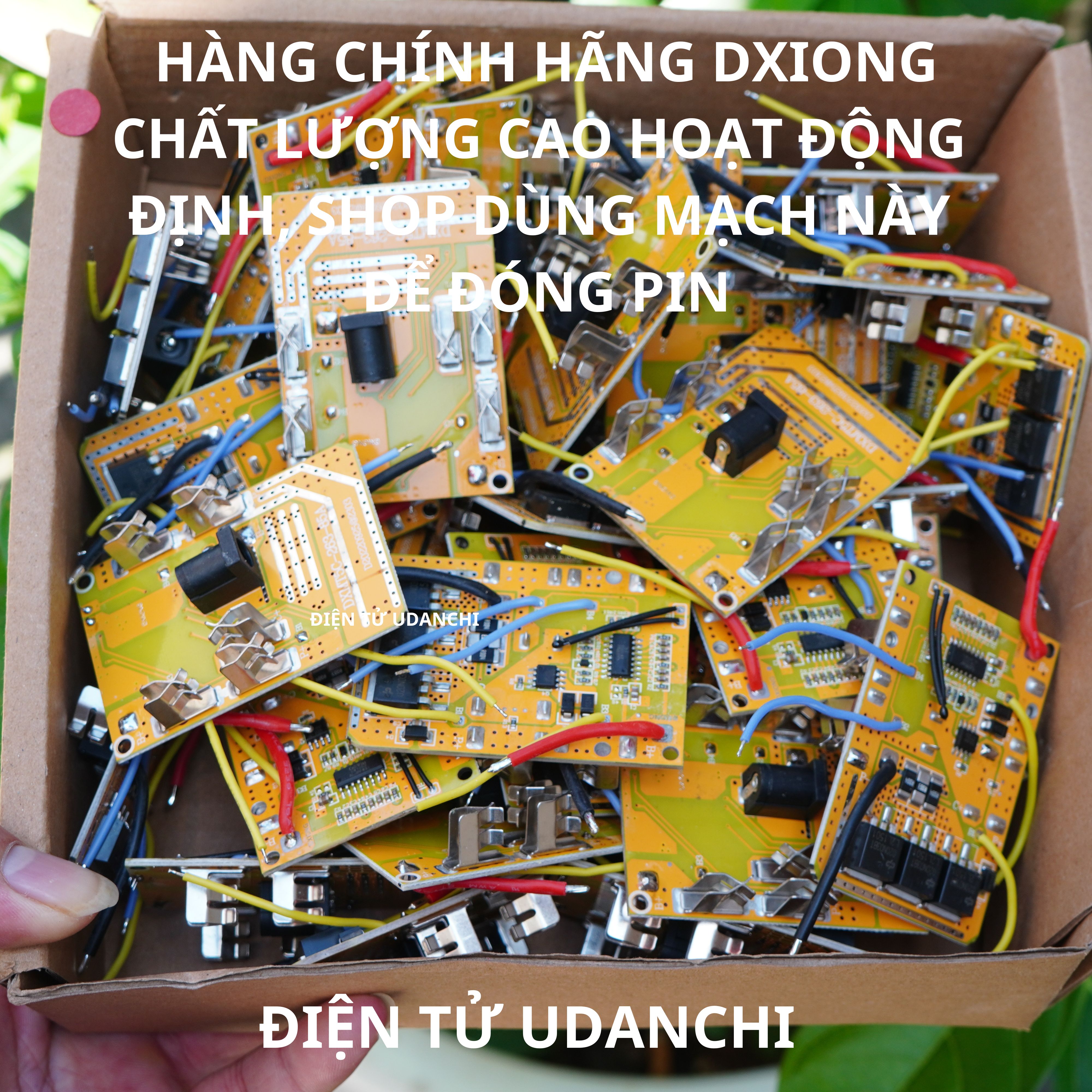 Mạch pin Makita 5S 18V 21V 80A CHÍNH HÃNG DXIONG, sạc và bảo vệ pin Liion, đầy tự ngắt có cảm biến nhiệt độ