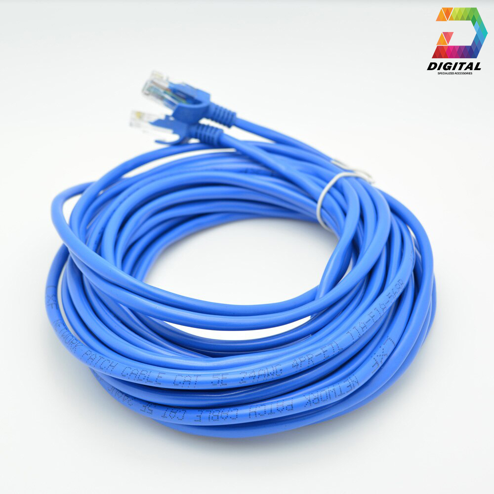 Cáp Mạng 2 Đầu Bấm Sẵn Tốc Độ CAT 5E LXF Dài 10M