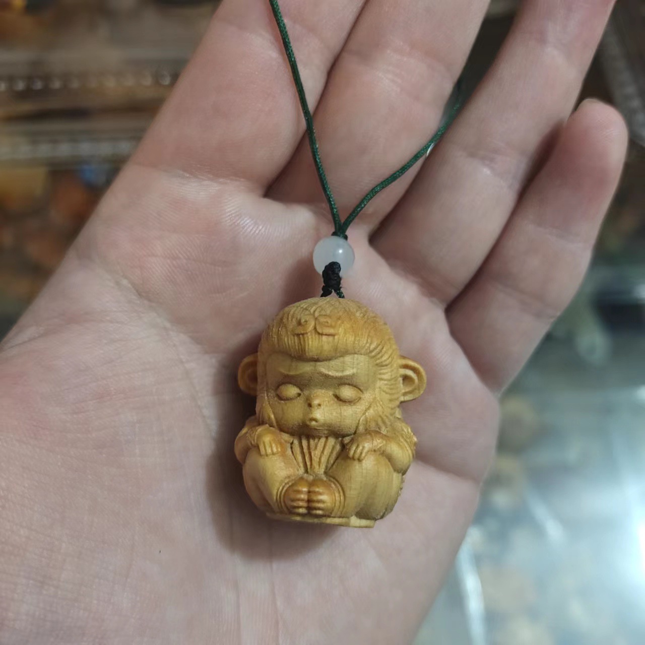 khắc gỗ Tôn Ngộ Không đáng yêu