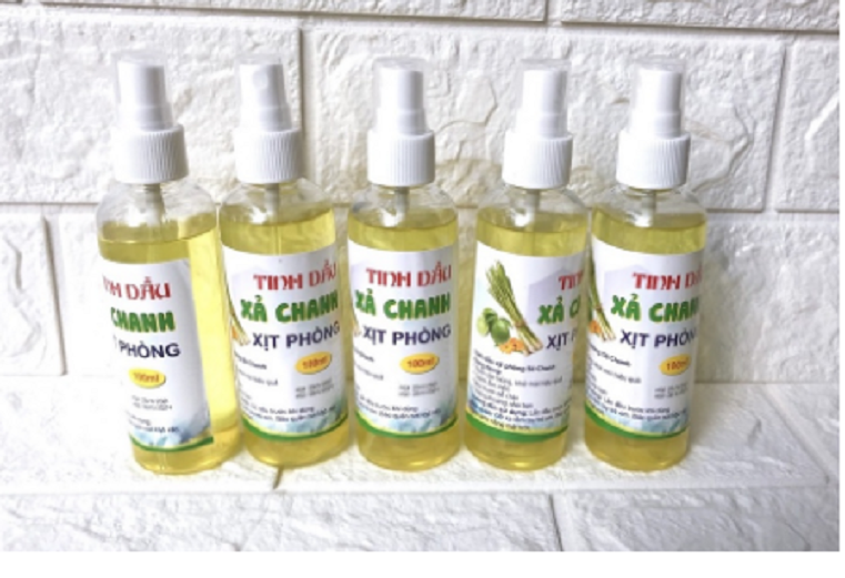 Tinh dầu xả chanh xịt phòng đuổi muỗi 100ml