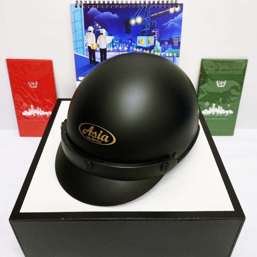 Mũ bảo hiểm 1/2 đầu 105 asia /bảo hành 12 tháng