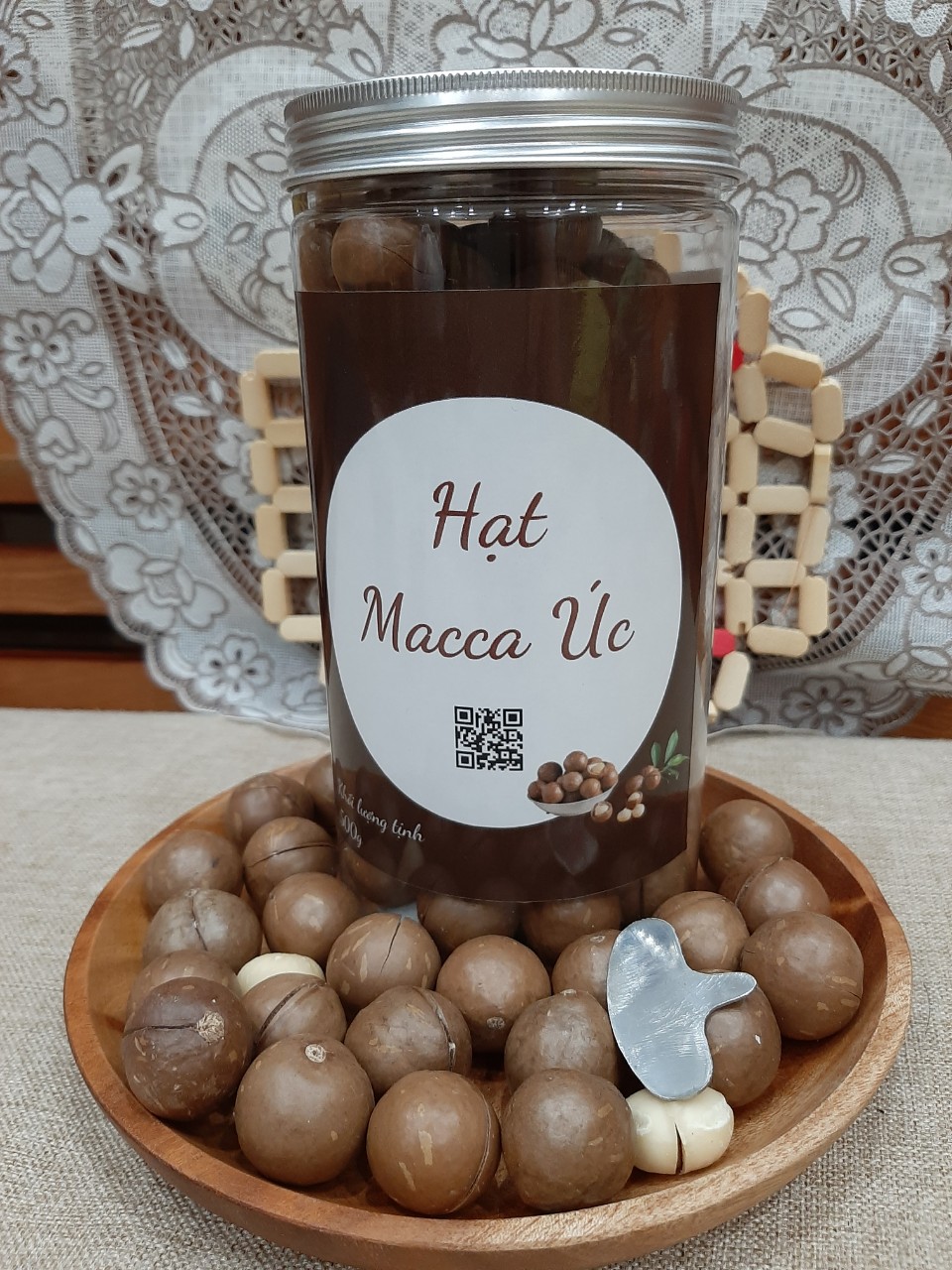 Hạt Macca Úc Nứt Vỏ GNS Hộp 350g