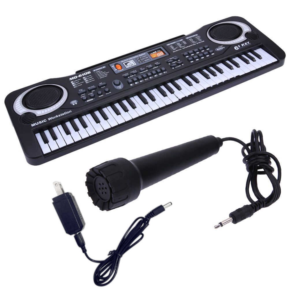 ĐÀN PIANO ĐIỆN TỬ 61 PHÍM ĐÀN PIANO CHO NGƯỜI MỚI HỌC ĐÀN - THIẾT KẾ MỚI - CHẤT LƯỢNG CAO -  phím cực nhạy, âm thanh lớn ( BẢO HÀNH 1 ĐỔI 1 ) Gala Store