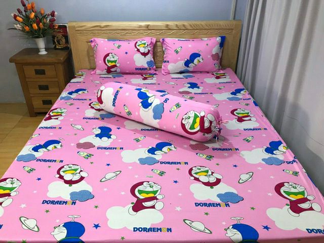 trọn bộ ga thun lạnh hàng quốc 1m8x2m