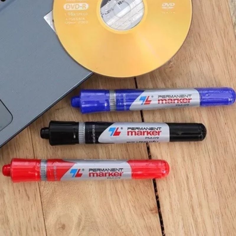 Bút dạ dầu 2 đầu nét to Thiên Long.