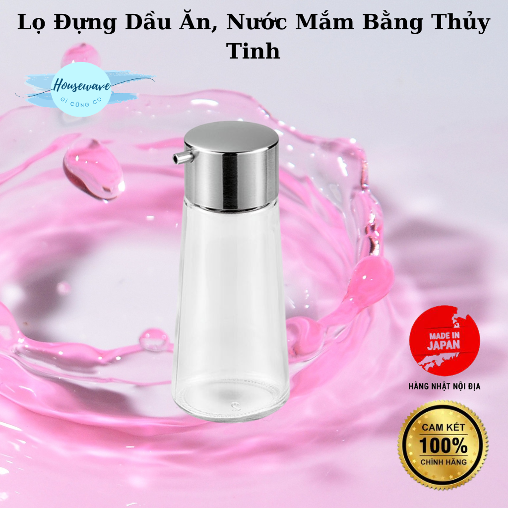Lọ đựng dầu ăn, nước mắm bằng thủy tinh