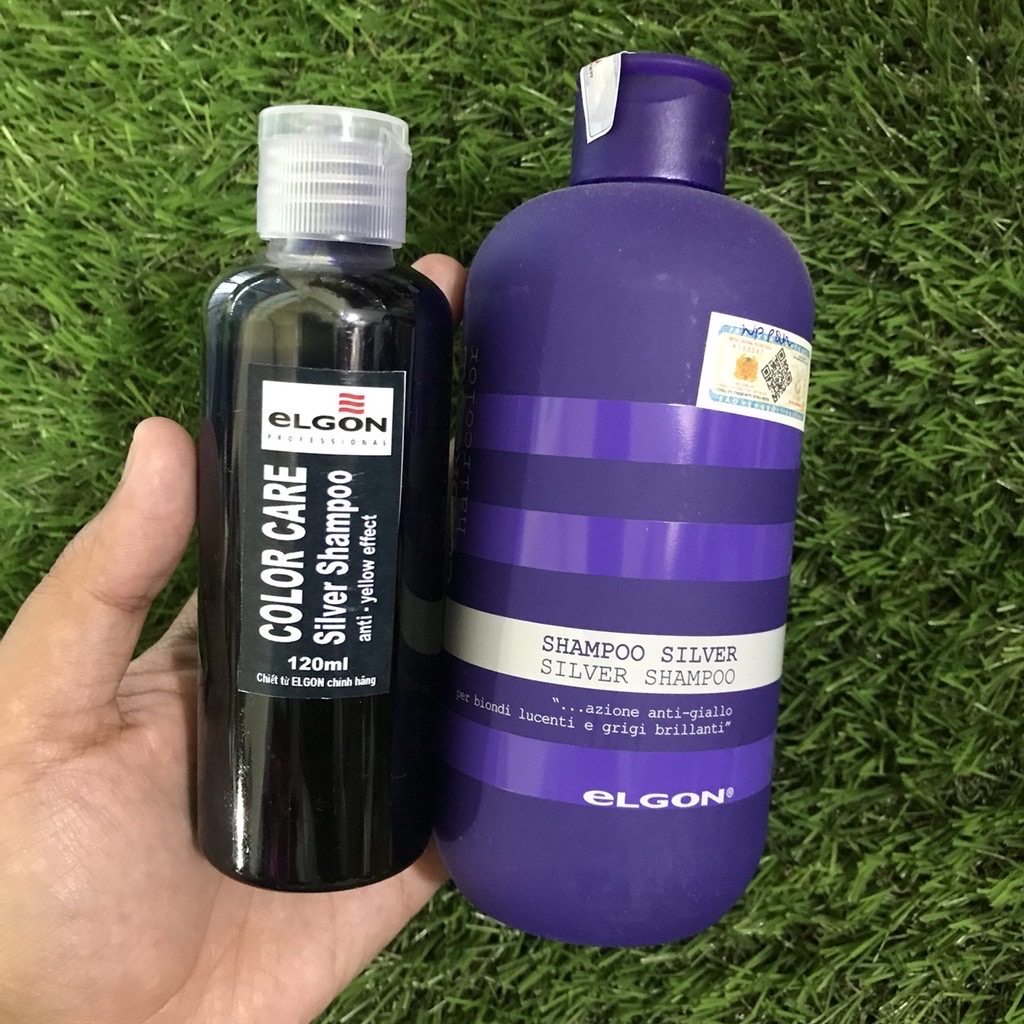 [HCM]Dầu Gội Khử Vàng Elgon Silver Shampoo 120ml