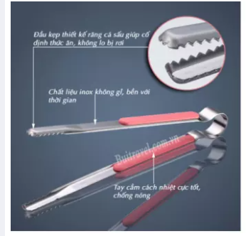 KẸP NƯỚNG THỊT, GẮP THỨC ĂN CAMPINGMOON SJ-10