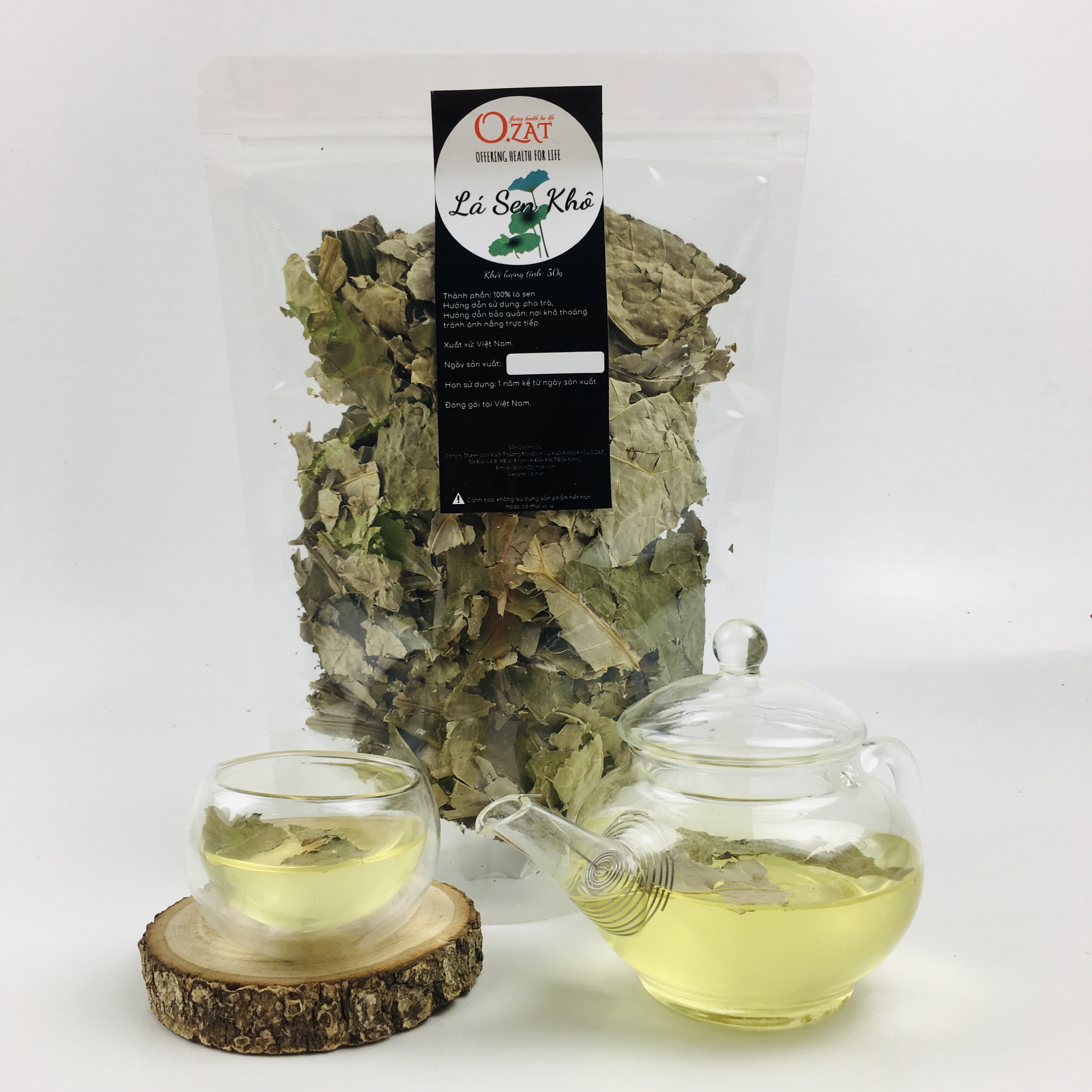 Trà lá sen sấy khô O.ZAT 100g