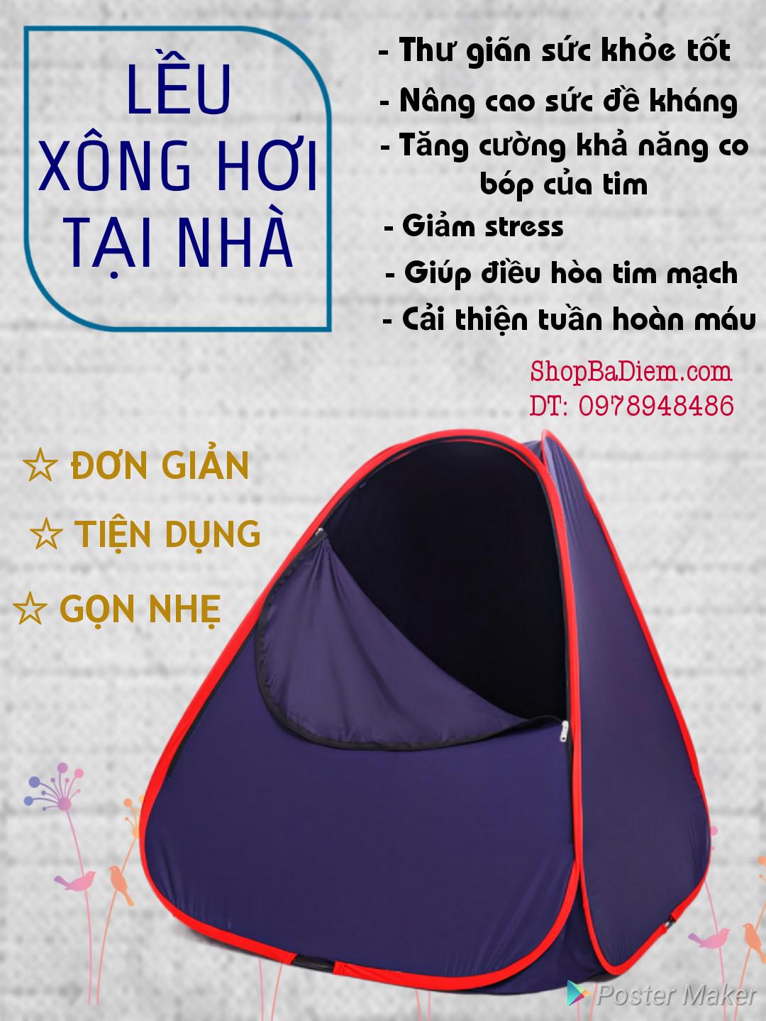 Lều Xông Hơi Cho Mẹ Sau Sinh
