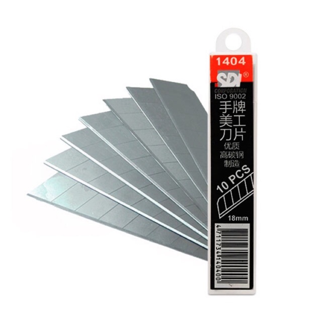 LƯỠI DAO RỌC GIẤY,LƯỠI DAO SDI (10 LƯỠI)