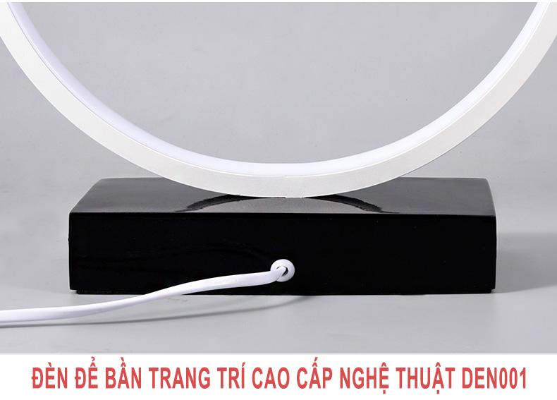 Đèn trang trí để bàn nghệ thuật DEN001 – Thiết kế ấn tượng mới lạ