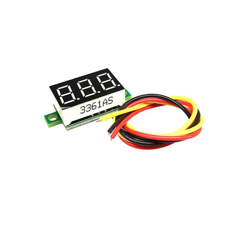 Vôn Kế điện tử 3 dây 0.36 inch đồng hồ đo vôn DC