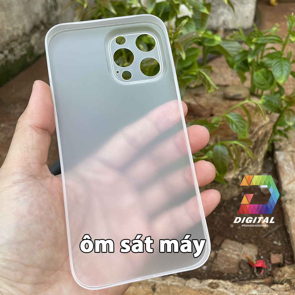Combo 2 Ốp Lưng Trong Nhám Unibody iPhone 13 Pro Max Siêu Mỏng