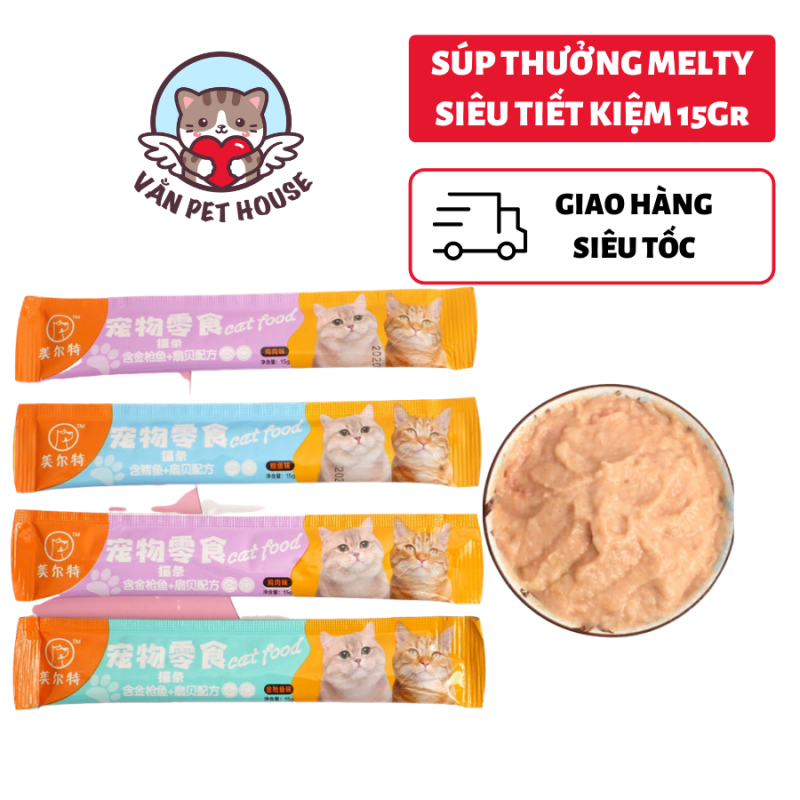 Combo Thanh Súp Melty Cho Mèo Giá Siêu Rẻ - Đa dạng mùi vị