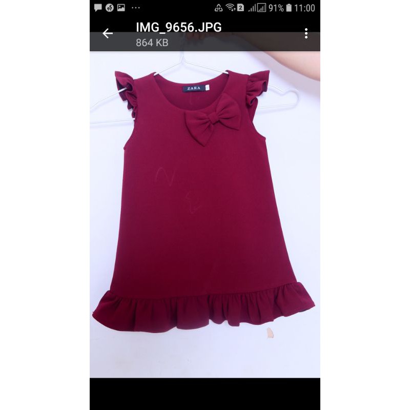 áo váy đuôi cá trẻ em D008