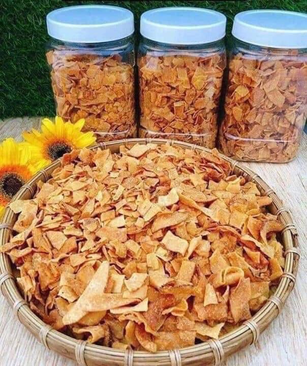 MỨT DỪA SẤY KHÔ GIÒN ngon 450gr
