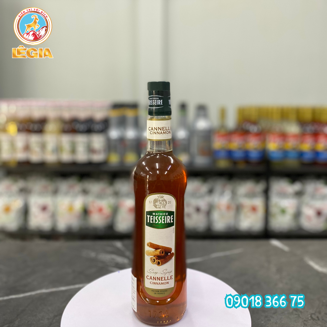 Siro teisseire quế 700ml - teisseire cinnamon syrup
